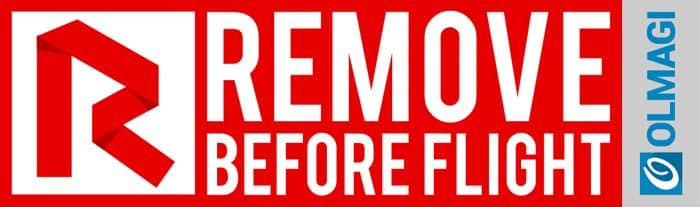 Logo remove before flight porte-clés